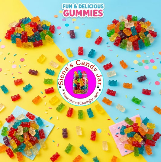 Assorted 12 Flavor Gummy Bear Mix – A Burst of Fruity Flavor in Every Handful! 🐻🍬